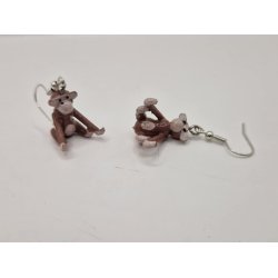 1. st reringe med aber (hndlavet)