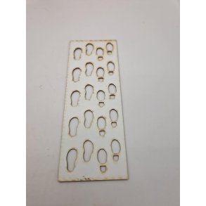 Fodspors skabelon i kraftig karton (ny)