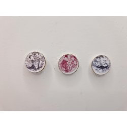 Bjrn Winblad platte i resin (hndlavet)  1,5 cm