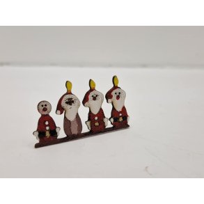 Chip og Chap i tr 3 x 5 cm mellem str. (hndlavet)