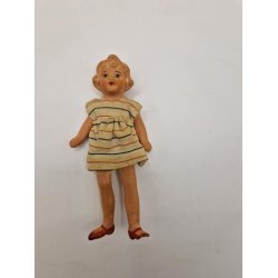 Caco dukke i porceln (antik)