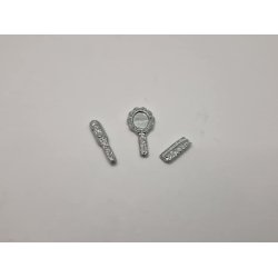 Spejl, kam og brste st i metal (nyt)