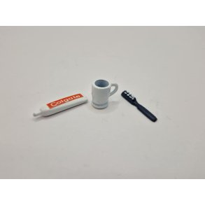 Tandbrste st i metal (nyt)