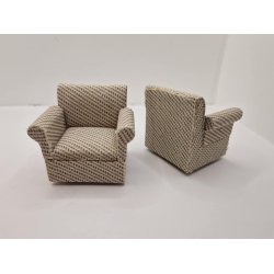 Lnestol til dukkehus scala 1:12 (brugt)