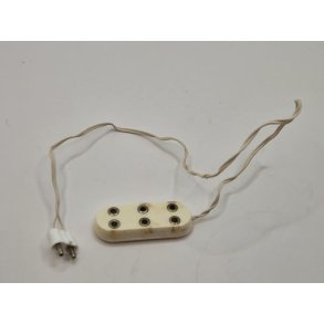 Forlngerledning med stik dse til Lundby stik (brugt)
