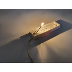 Lampe med Lundby stik (brugt)