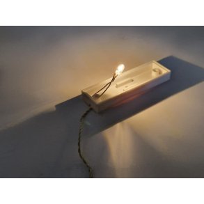 Lampe med Lundby stik (brugt)