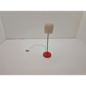 Gulvlampe med Lundby stik (gammel)