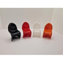 Stol a la Verner Panton i resin (hndlavet)