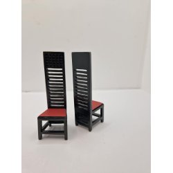 Spisebordsstol i resin (ny)