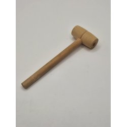 Stor hammer/klle i tr (brugt)