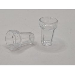 1 stk glas i plastik (nyt)