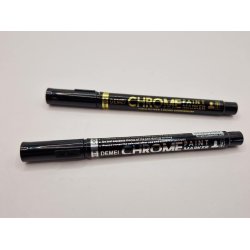 Sprit tusch 2 mm guld eller slv (ny)