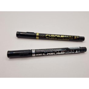 Sprit tusch 2 mm guld eller slv (ny)