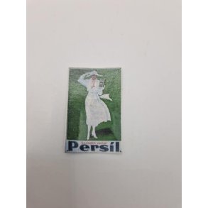 Plakat med Persil vaskepulver i kraftig karton (hndlavet)