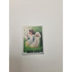 Plakat med havregryn i kraftig karton (hndlavet)