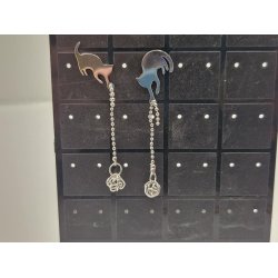 Katte reringe i metal (nikkel fri)(nye)