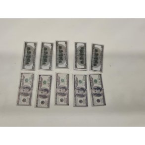 10 stk legetjs pengesedler (nye)