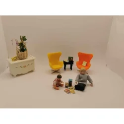 P�ske�g med p�skelilje (h�ndlavet) 1:12/1:16