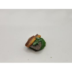 Smrrebrd med Leverpostej, bacon og agurkesalat (hndlavet)