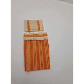 Sengetppe og pude. Lundby (brugt)