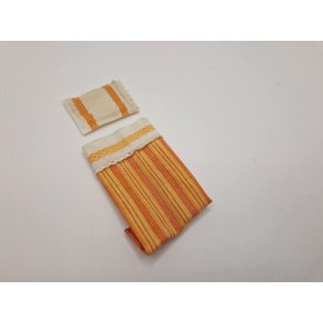 Sengetppe og pude. Lundby (brugt)