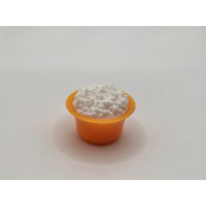 Skl med popcorn i plastik (brugt)