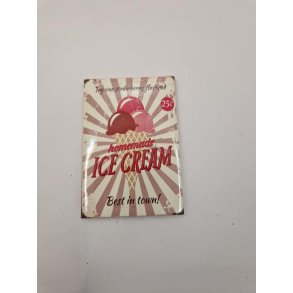 Is skilt i metal (nyt)