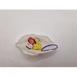 Madpakke med 4 stk rugbrd med plg (hndlavet)