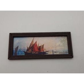 Maleri med sejlskibe (nyt)