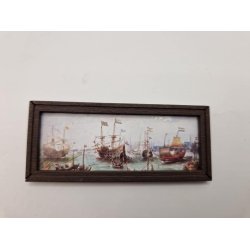 Maleri med sejlskibe (nyt)