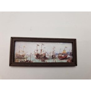 Maleri med sejlskibe (nyt)