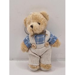 Stor bamse med bukser (ny) 11 cm