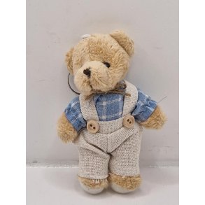 Stor bamse med bukser (ny) 11 cm