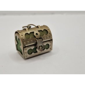 Lille kiste/pilleske i metal (gammel)