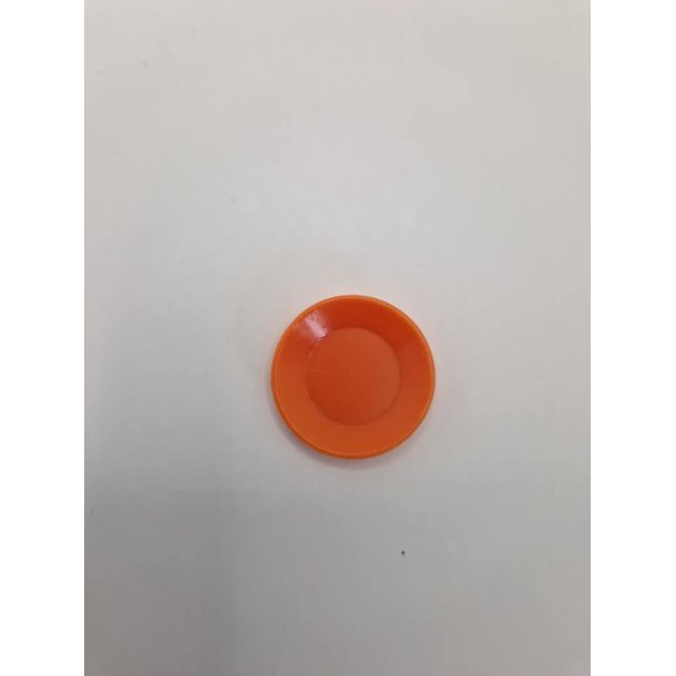 Tallerken i plastik (brugt)  2,4 cm
