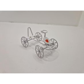 Gokart i metal (brugt/lidt defekt)