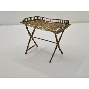 Anretter bord af tin fra ca. 1850 . filigran (antik/med lille fejl)