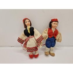 Folkedanser dukke par (brugte)