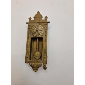 Ur i metal (antik/lidt defekt)