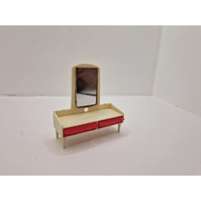 Makeup bord i plastik. Scala 1:16/18 (brugt)