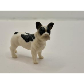 Hund (Mops) i plastik (brugt)