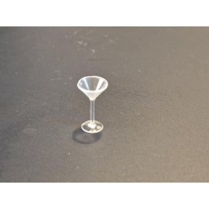 Cocktail glas i plastik (brugt)