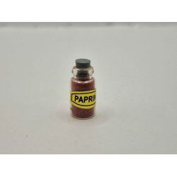 Krukke i glas med paprika (brugt)