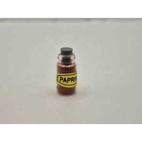 Krukke i glas med paprika (brugt)