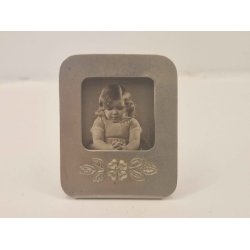 Billede i ramme af metal (vintage)