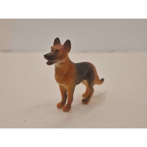 Schferhund i plastik (brugt)