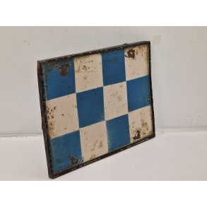 Bordplade i metal. Tekno (Vintage)