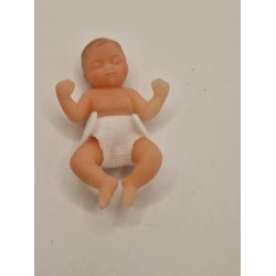 My mini baby i meget bld gummi. Inkl ble (ny)