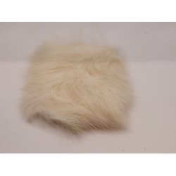 Kunst pels (brugt)  Ml 8,5 x 8,5 cm 